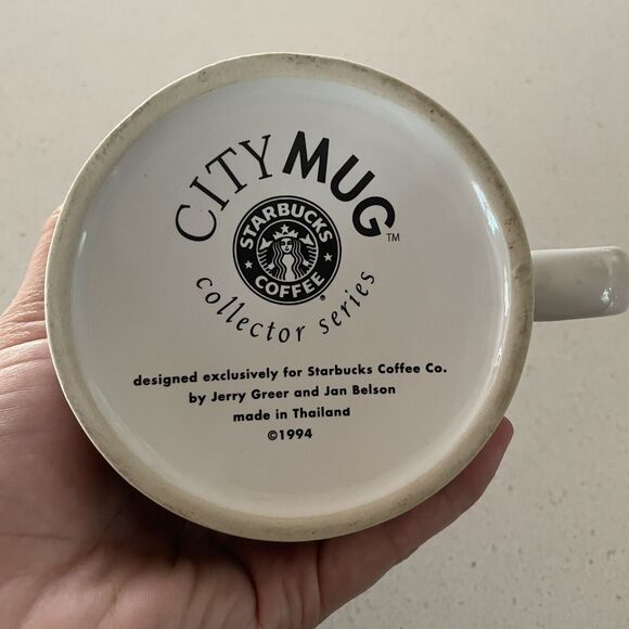 Starbucks Vintage 1994 City Mug Santa Monica Collector Series 16 oz - Picture 4 of 5